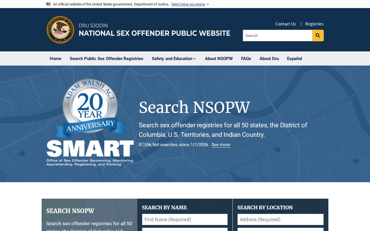 National registry search for a Grundy County sex offender check