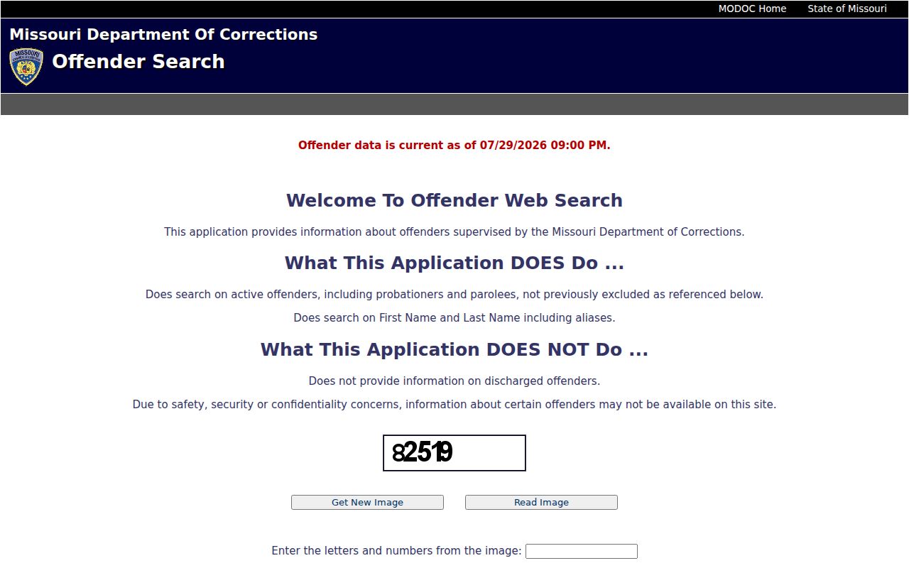 Grundy County criminal history Missouri corrections offender search